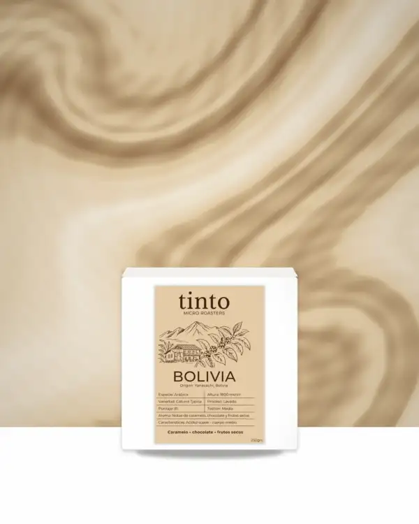 Caja de café Bolivia, origen Tolima Colombia - Tinto Café