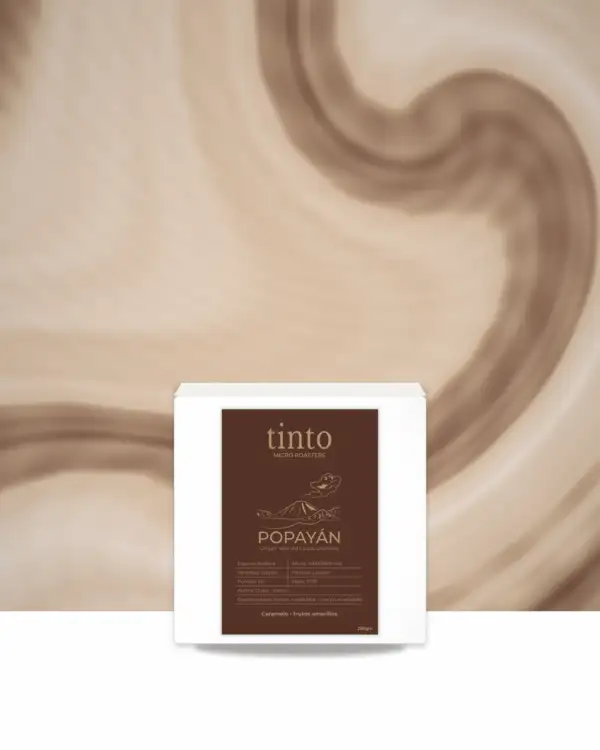 Caja de café Popayán, origen Tolima Colombia - Tinto Café